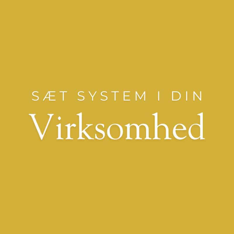 Marketing viden - System i din virksomhed
