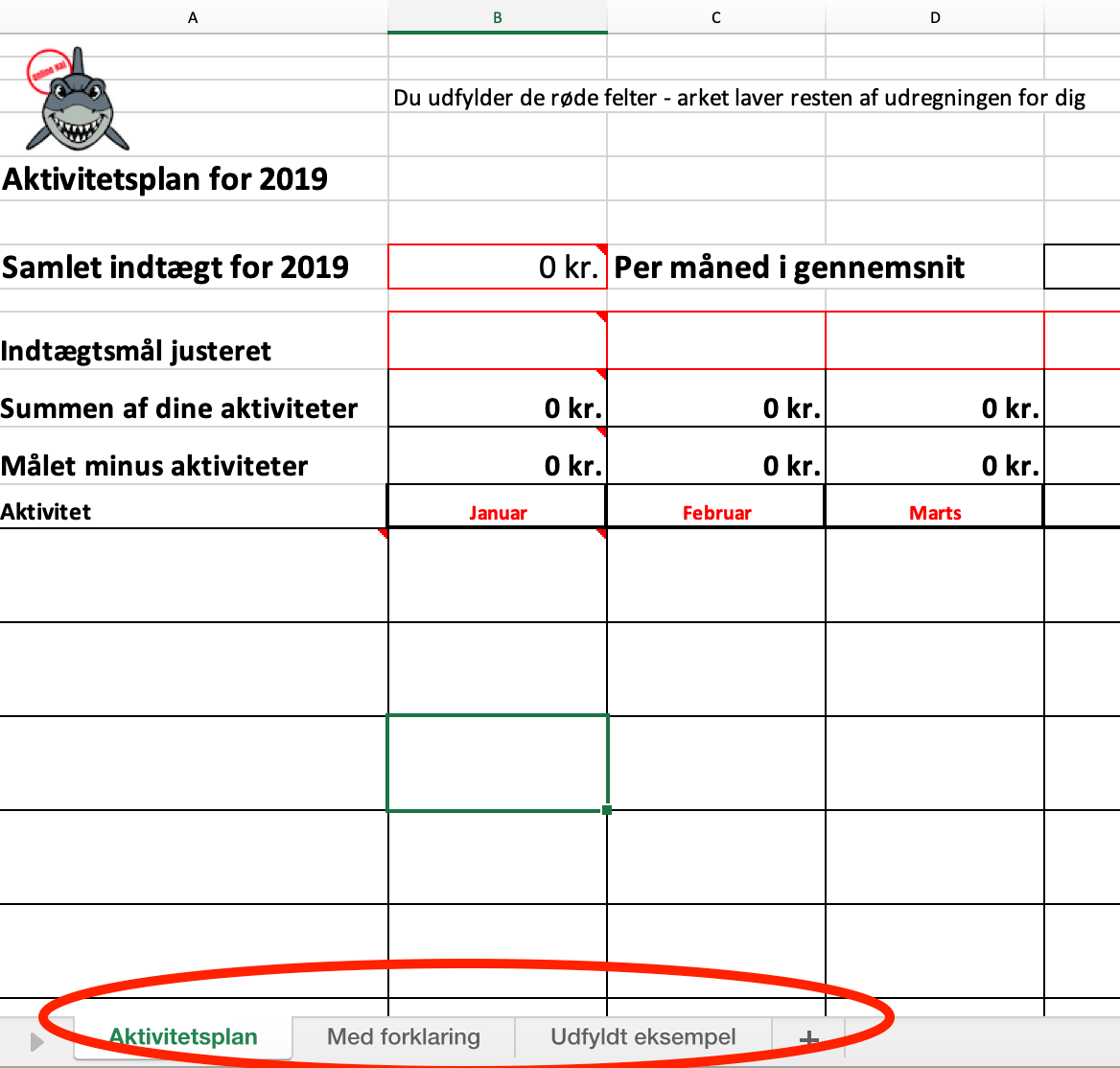Detaljeret plan - aktivitetsplan Detaljeret plan - aktivitetsplan